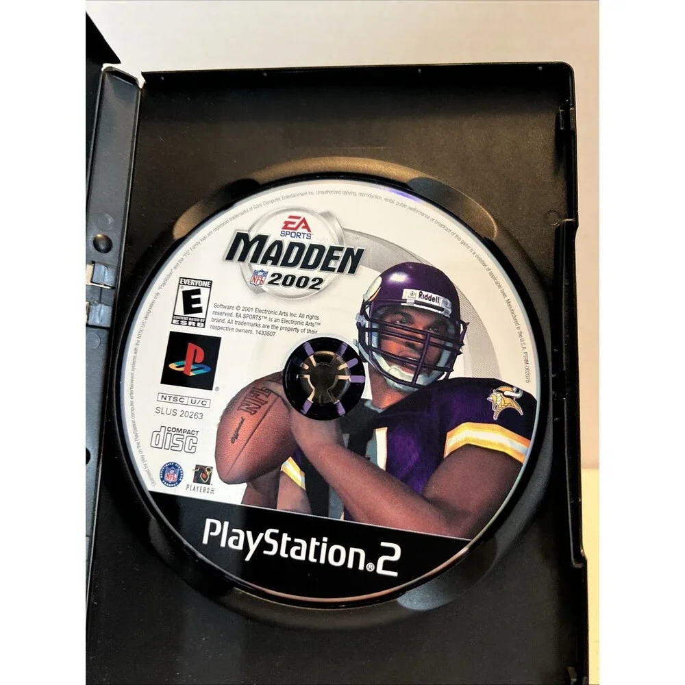 Madden NFL 2002 (Sony PlayStation 2, 2001) Disc Only